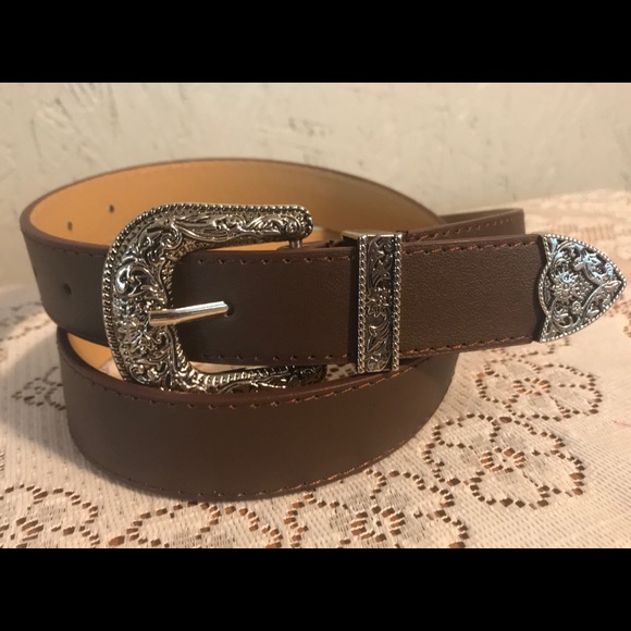 Accessories - Brown leather western women’s belt Accessories - Brown leather western women’s belt